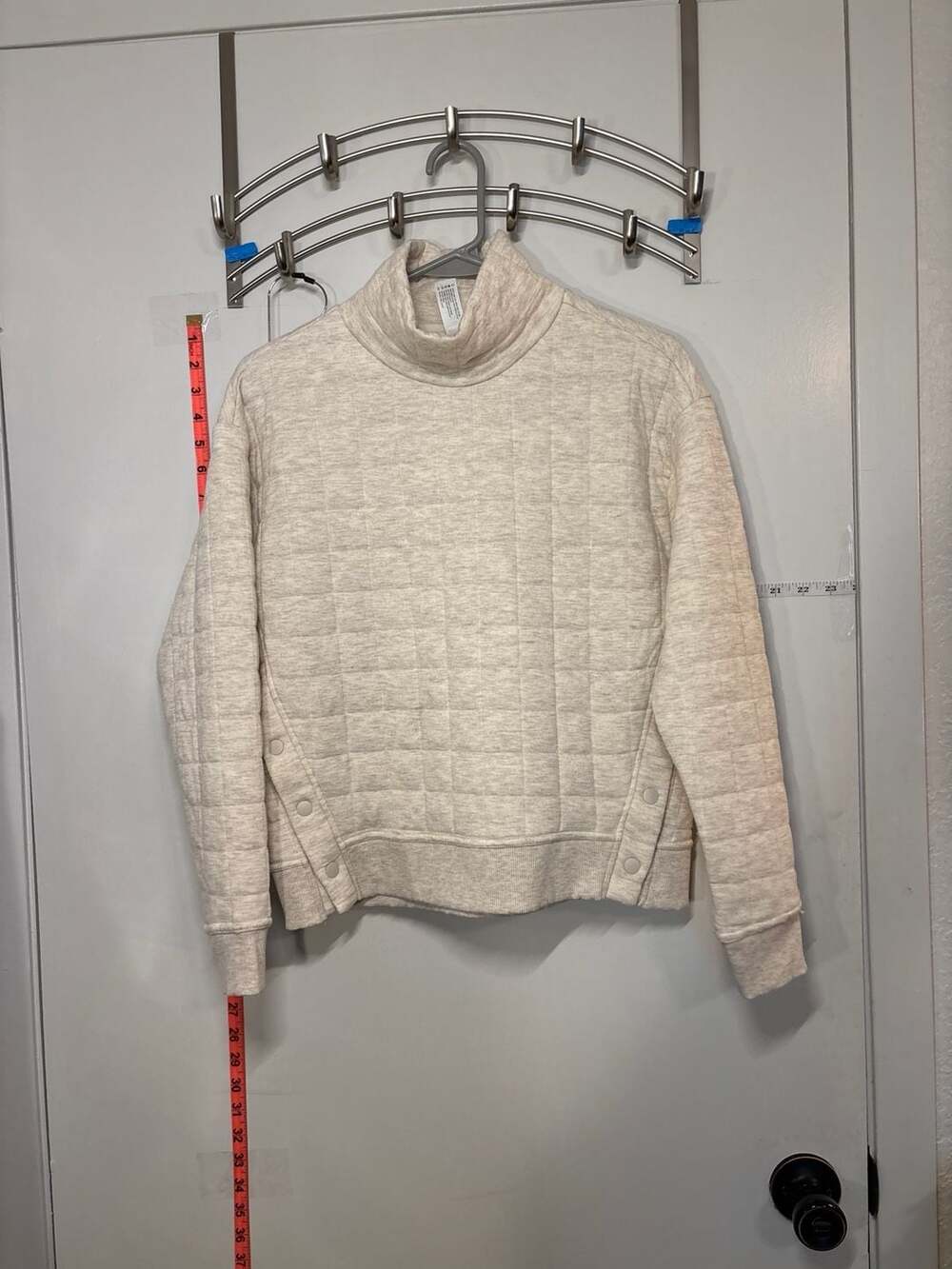 L: 90 Degree Quilted Vista Jogger and Mock Neck Sweatshirt Set xs